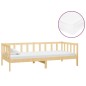 vidaXL Sofá cama con colchón madera de pino maciza 90x200 cm vidaXL Sofá cama con colchón madera de pino maciza 90x200 cm