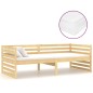 vidaXL Sofá cama con colchón madera de pino maciza 90x200 cm vidaXL Sofá cama con colchón madera de pino maciza 90x200 cm