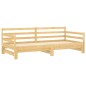 vidaXL Sofá cama extraíble madera maciza de pino 2x(90x200) cm vidaXL Sofá cama extraíble madera maciza de pino 2x(90x200) cm