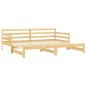 vidaXL Sofá cama extraíble madera maciza de pino 2x(90x200) cm vidaXL Sofá cama extraíble madera maciza de pino 2x(90x200) cm