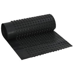 vidaXL Lámina de drenaje nodular 2 unidades HDPE 400 g/m² 0,5x20 m