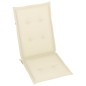 vidaXL Sillas de jardín reclinables 3 uds madera maciza acacia cojines vidaXL Sillas de jardín reclinables 3 uds madera maciza acacia cojines