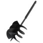 vidaXL Taladro de tierra con mango acero negro 250 mm vidaXL Taladro de tierra con mango acero negro 250 mm