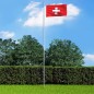 vidaXL Bandera de Suiza 90x150 cm