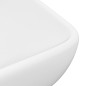 vidaXL Lavabo de lujo de cerámica rectangular blanco mate 71x38 cm vidaXL Lavabo de lujo de cerámica rectangular blanco mate 71x38 cm