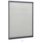 vidaXL Mosquitera enrollable para ventanas gris antracita 130x170 cm vidaXL Mosquitera enrollable para ventanas gris antracita 130x170 cm