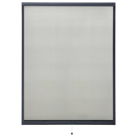 vidaXL Mosquitera enrollable para ventanas gris antracita 130x170 cm