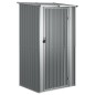 vidaXL Cobertizo de jardín acero galvanizado gris 118,5x97x209,5 cm vidaXL Cobertizo de jardín acero galvanizado gris 118,5x97x209,5 cm