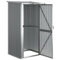 vidaXL Cobertizo de jardín acero galvanizado gris 118,5x97x209,5 cm vidaXL Cobertizo de jardín acero galvanizado gris 118,5x97x209,5 cm