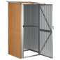 vidaXL Cobertizo de jardín acero galvanizado marrón 118,5x97x209,5 cm vidaXL Cobertizo de jardín acero galvanizado marrón 118,5x97x209,5 cm