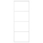 vidaXL Puerta corredera ESG vidrio y aluminio 76x205 cm blanco vidaXL Puerta corredera ESG vidrio y aluminio 76x205 cm blanco