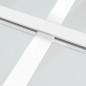 vidaXL Puerta corredera ESG vidrio y aluminio blanca 102,5x205 cm vidaXL Puerta corredera ESG vidrio y aluminio blanca 102,5x205 cm