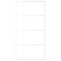 vidaXL Puerta corredera ESG vidrio y aluminio blanca 102,5x205 cm