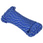 vidaXL Cuerda de barco polipropileno azul 5 mm 100 m vidaXL Cuerda de barco polipropileno azul 5 mm 100 m