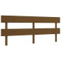 vidaXL Estructura cama y cabecero madera maciza marrón miel 200x200 cm vidaXL Estructura cama y cabecero madera maciza marrón miel 200x200 cm