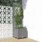 vidaXL Jardinera con enrejado PP gris claro 40x40x136 cm vidaXL Jardinera con enrejado PP gris claro 40x40x136 cm