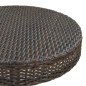 vidaXL Set de bar de jardín 3 piezas y cojines ratán sintético marrón vidaXL Set de bar de jardín 3 piezas y cojines ratán sintético marrón
