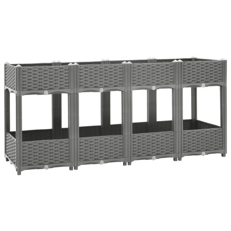 vidaXL Arriate polipropileno 160x40x71 cm