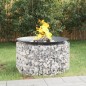 vidaXL Brasero de gaviones hierro galvanizado Ø100 cm vidaXL Brasero de gaviones hierro galvanizado Ø100 cm