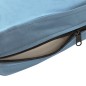 vidaXL Sofá para perros felpa turquesa 72x45x30 cm