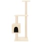 vidaXL Rascador para gatos con postes de sisal color crema 104 cm vidaXL Rascador para gatos con postes de sisal color crema 104 cm