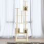 vidaXL Rascador para gatos con postes de sisal crema 188 cm vidaXL Rascador para gatos con postes de sisal crema 188 cm