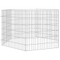 vidaXL Jaula para conejos 6 paneles hierro galvanizado 54x60 cm vidaXL Jaula para conejos 6 paneles hierro galvanizado 54x60 cm
