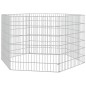 vidaXL Jaula para conejos 6 paneles hierro galvanizado 54x60 cm vidaXL Jaula para conejos 6 paneles hierro galvanizado 54x60 cm