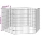 vidaXL Jaula para conejos 6 paneles hierro galvanizado 54x60 cm vidaXL Jaula para conejos 6 paneles hierro galvanizado 54x60 cm