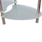 vidaXL Mesa de centro de vidrio con diseño exclusivo blanca vidaXL Mesa de centro de vidrio con diseño exclusivo blanca