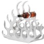 vidaXL Botellero para 11 botellas de aluminio plateado vidaXL Botellero para 11 botellas de aluminio plateado