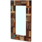 vidaXL Espejo de madera maciza reciclada 80x50 cm vidaXL Espejo de madera maciza reciclada 80x50 cm