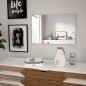 vidaXL Espejo de pared rectangular vidrio 60x40 cm vidaXL Espejo de pared rectangular vidrio 60x40 cm