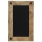 vidaXL Espejo de madera maciza de mango 50x80 cm vidaXL Espejo de madera maciza de mango 50x80 cm