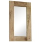 vidaXL Espejo de madera maciza de mango 50x80 cm vidaXL Espejo de madera maciza de mango 50x80 cm