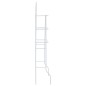 vidaXL Estante para inodoro blanco 60x33x174 cm
