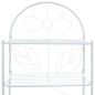 vidaXL Estante para inodoro blanco 60x33x174 cm