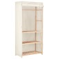 vidaXL Armario de ropa de 3 niveles 79x40x170 cm vidaXL Armario de ropa de 3 niveles 79x40x170 cm