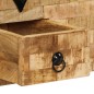 vidaXL Mesa de centro de madera de mango maciza 80x40x35 cm vidaXL Mesa de centro de madera de mango maciza 80x40x35 cm