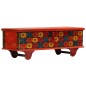 vidaXL Caja de almacenaje de madera maciza de acacia 110x40x40 cm rojo vidaXL Caja de almacenaje de madera maciza de acacia 110x40x40 cm rojo