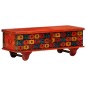 vidaXL Caja de almacenaje de madera maciza de acacia 110x40x40 cm rojo vidaXL Caja de almacenaje de madera maciza de acacia 110x40x40 cm rojo