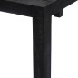 vidaXL Mesa de comedor de madera maciza de mango negra 118x60x76 cm vidaXL Mesa de comedor de madera maciza de mango negra 118x60x76 cm