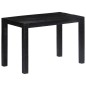 vidaXL Mesa de comedor de madera maciza de mango negra 118x60x76 cm vidaXL Mesa de comedor de madera maciza de mango negra 118x60x76 cm
