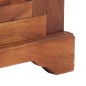 vidaXL Aparador de madera maciza de acacia 50x30x100 cm 