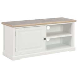 vidaXL Mueble para el televisor de madera blanco 90x30x40 cm 