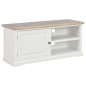 vidaXL Mueble para el televisor de madera blanco 90x30x40 cm vidaXL Mueble para el televisor de madera blanco 90x30x40 cm