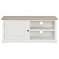 vidaXL Mueble para el televisor de madera blanco 90x30x40 cm vidaXL Mueble para el televisor de madera blanco 90x30x40 cm
