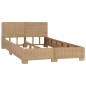 vidaXL Estructura de cama tejida a mano de ratán auténtico 140x200 cm vidaXL Estructura de cama tejida a mano de ratán auténtico 140x200 cm
