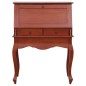 vidaXL Escritorio secreter madera maciza de caoba marrón 78x42x103 cm vidaXL Escritorio secreter madera maciza de caoba marrón 78x42x103 cm