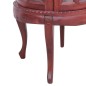 vidaXL Armario vitrina de madera maciza de caoba marrón 50x50x76 cm vidaXL Armario vitrina de madera maciza de caoba marrón 50x50x76 cm